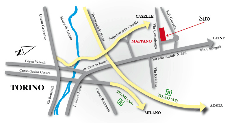 vendita capannone a mappano